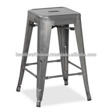 Industrial Vintage Square Metal high Bar Stool